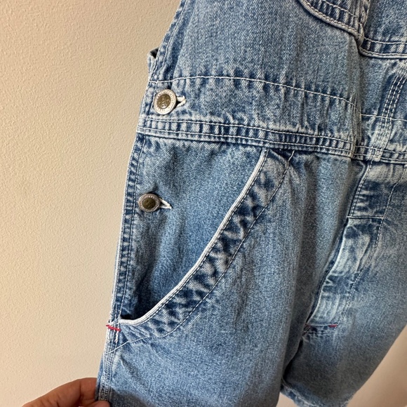 Vintage Ikeda Stylish Blue Denim Romper - Picture 3 of 8